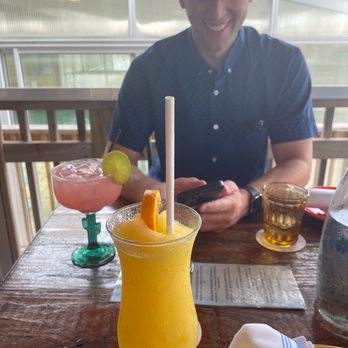 Beachcombers Tiki Hut - Mango daiquiri - Seafood Near Me - Kill Devil Hills, North Carolina