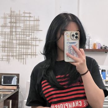 D Salon - After color + cut - Hair Salons Near Me - Riverside, California