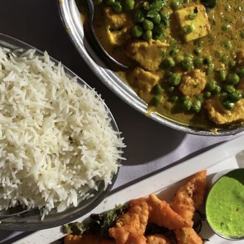 Bombay Touch - fish pakora, paneer curry, rice - Indian Near Me - Vaughan, Ontario