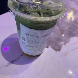 Matcha Mango Latte Matcha Mango Latte