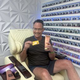 Ice cream, lotion and beautiful hands and feet. What a fun morning for him! Highly recommend this spa! Ice cream, lotion and beautiful hands and feet. What a fun morning for him! Highly recommend this spa!
