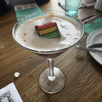J & R Steak House - Rainbow cookie martini - Steakhouses Near Me - Islip, New York