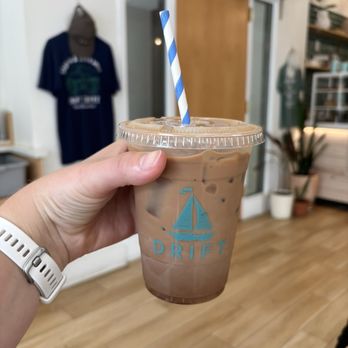 Drift Coffee Shop & Kitchen Downtown - Iced mocha with oat milk - Coffee & Tea Near Me - Wilmington, North Carolina Drift Coffee Shop & Kitchen Downtown - Iced mocha with oat milk - Coffee & Tea Near Me - Wilmington, North Carolina