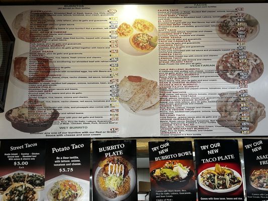 Menu photo 2 El Burrito Loco Portland, OR
