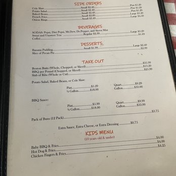 The Shack - Menu page 2 - Barbeque Near Me - Talladega, Alabama