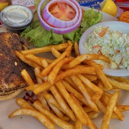 Blackened Mahi sandwich Blackened Mahi sandwich