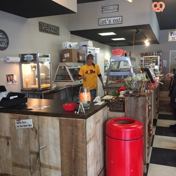 Stuffed Gourmet Pretzels - Ordering counter - Pretzels Near Me - South Haven, Michigan Stuffed Gourmet Pretzels - Ordering counter - Pretzels Near Me - South Haven, Michigan