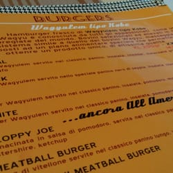 All American Diner - Uno scorcio del menù, questo posto può diventare MOLTO CARO, quindi occhio.