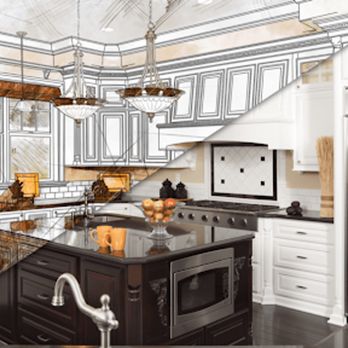 AKD Home Remodeling Services - a sketch of a kitchen - Flooring Near Me AKD Home Remodeling Services - a sketch of a kitchen - Flooring Near Me