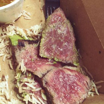 Olive Pit Grill -  Brea - Very rare looking steak. - Greek Near Me - Brea, California