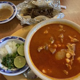 Pozole & Asada Taco Pozole & Asada Taco