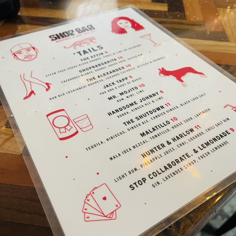 ShopBar - Tails Menu - Bars Near Me - Louisville, Kentucky ShopBar - Tails Menu - Bars Near Me - Louisville, Kentucky