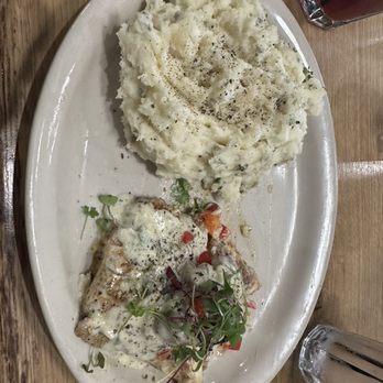 Filos Tavern - Blackened Redfish with double mashed potatoes. Fantastic!! - American Near Me - Winchester, Tennessee Filos Tavern - Blackened Redfish with double mashed potatoes. Fantastic!! - American Near Me - Winchester, Tennessee