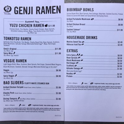 Menu photo 1 Genji Ramen and Sushi Bar Cherry Hill, NJ Menu photo 1 Genji Ramen and Sushi Bar Cherry Hill, NJ