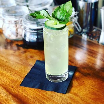 Sausalito on Ninth - This cocktail was so fresh and delicious! She juiced the cucumber in front of me! - New American Near Me - Cleveland, Ohio Sausalito on Ninth - This cocktail was so fresh and delicious! She juiced the cucumber in front of me! - New American Near Me - Cleveland, Ohio