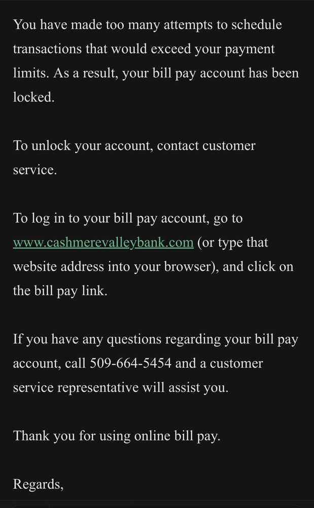 CASHMERE VALLEY BANK Updated September 2024 1100 Maple St