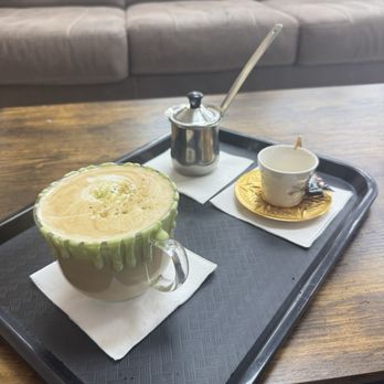Alkabeer Cafe - Turkish Coffee and Pistachio Latte - Cafes Near Me - Sterling Heights, Michigan