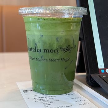 Matcha Mori - Double-double matcha latte - Desserts Near Me - Mountain View, California Matcha Mori - Double-double matcha latte - Desserts Near Me - Mountain View, California