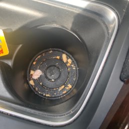 They literally put my keys in here so I couldn't see that they didn't clean it. They literally put my keys in here so I couldn't see that they didn't clean it.