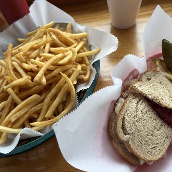 Skoogies - A Rubin sandwich and fries - Hot Dogs Near Me - Mount Pleasant, South Carolina