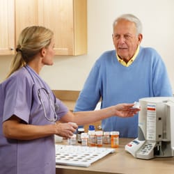 Home & Health Care Management - Our automatic medication dispenser can help your family member manage their medications while offering you peace of mind!