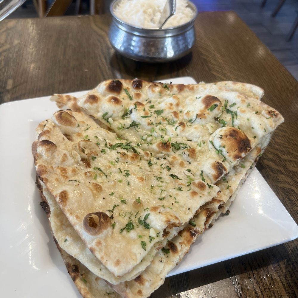 Yantra Kitchen - Amazing Garlic Naan Bread - Indian Near Me - Artesia, California