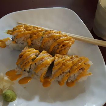 Sushi Hi - Spicy Cali roll, plus free miso. Nice locally owned place, friendly staff. The gyoza pork was good too. - Sushi Bars Near Me - Austin, Texas