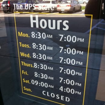 The UPS Store - Hours of operation - Printing Services Near Me - Downey, California