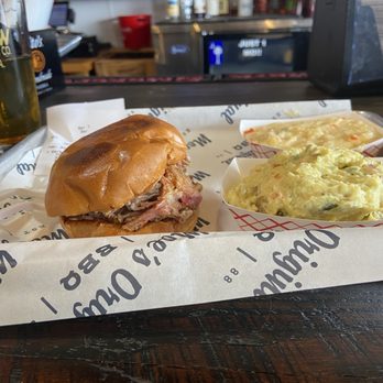 Moe's Original BBQ - Pulled pork sandwich - Barbeque Near Me - Columbus, Georgia