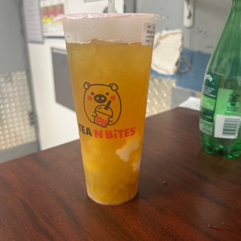 Tea N Bites - Mango green tea - Bubble Tea Near Me - Miami, Florida Tea N Bites - Mango green tea - Bubble Tea Near Me - Miami, Florida