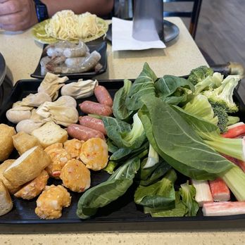 TOP POT - Tray of ingredients - Hot Pot Near Me - Pleasanton, California TOP POT - Tray of ingredients - Hot Pot Near Me - Pleasanton, California