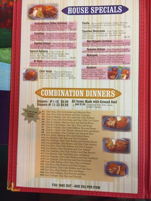 Menu photo 6 Cinco de Mayo Black River Falls, WI