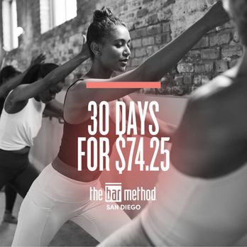 The Bar Method - Join us for 30 days of unlimited classes - Barre Classes Near Me - San Diego, California The Bar Method - Join us for 30 days of unlimited classes - Barre Classes Near Me - San Diego, California