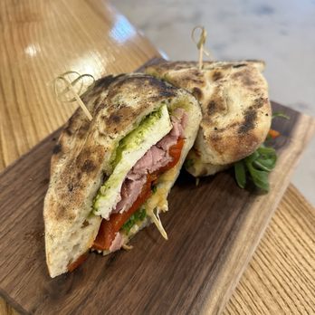 Twelve08 - Panuozzo- basically a charcuterie pizza sandwich. So good! - Pizza Near Me - Cincinnati, Ohio