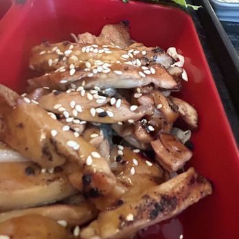 Teishoku - Closeup of teri chicken - Japanese Near Me - Honolulu, Hawaii