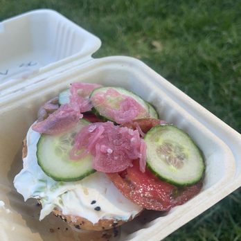 Decent Bagel - secret garden - spring menu - Bagels Near Me - Nederland, Colorado