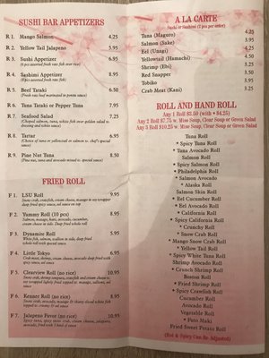 Menu photo 5 Tokyo Grill Kenner, LA