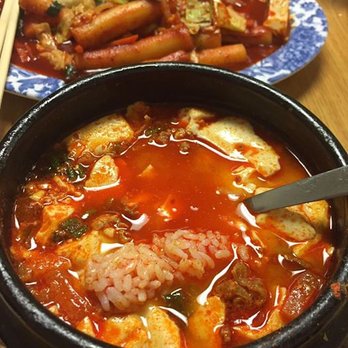 The Taste - Tofu stew with beef - Korean Near Me - Denton, Texas The Taste - Tofu stew with beef - Korean Near Me - Denton, Texas