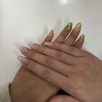 Organic Nail Lounge - My nails are the purple ones! - Nail Salons Near Me - Henderson, Nevada