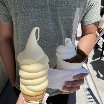 Meadowlark Dairy - Pineapple medium cone and rootbeer diablo - Ice Cream & Frozen Yogurt Near Me - Pleasanton, California Meadowlark Dairy - Pineapple medium cone and rootbeer diablo - Ice Cream & Frozen Yogurt Near Me - Pleasanton, California