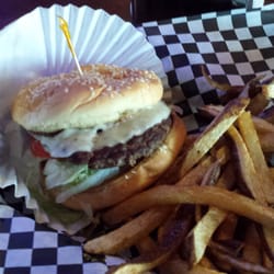 Sidelines Sports Bar & Grill - Monday's $3.50 Burger and Fries. 50 cents extra with cheese. Also at Bub's in Centralia.