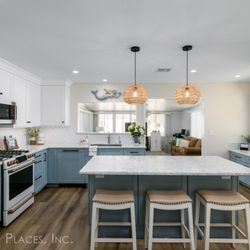 Kitchen Places - Scalloped Waves Kitchen Remodel in Santa Paula