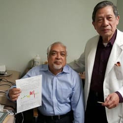 Acupuncture Center International - Mr. M is satisfied with his test score.