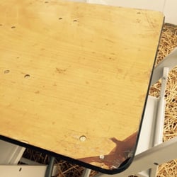 Party Solutions - The tables you rent from them look like a 1999 fell off the truck on the 91 freeway situation.