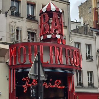 Moulin Rouge - Entrance to the Moulin Rouge - Cabaret Near Me - Paris, 75