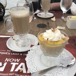 Santini Seafood & Steakhouse - Serradurra di Santini with a cappuccino