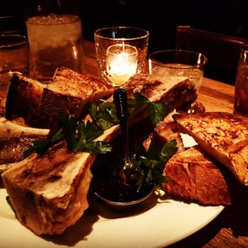 Gilt Bar - Roasted bone marrow with red onion jam! To die for. - New American Near Me - Chicago, Illinois