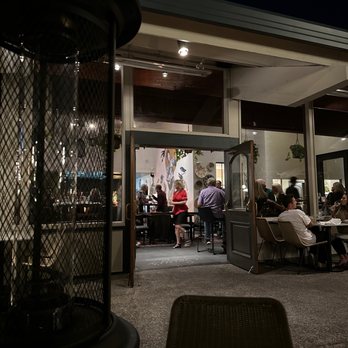 Sevys Bar and Kitchen - Outside patio looking in - Bars Near Me - Aptos, California