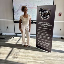 Lynn’s Academy of Barbering & Cosmetology - The most recent student to enroll at Lynn's Academy is a future professional in the field of cosmetology.