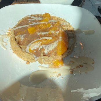Mo' Brunch & Brews - Peach cobbler waffle - Breakfast & Brunch Near Me - Houston, Texas Mo' Brunch & Brews - Peach cobbler waffle - Breakfast & Brunch Near Me - Houston, Texas